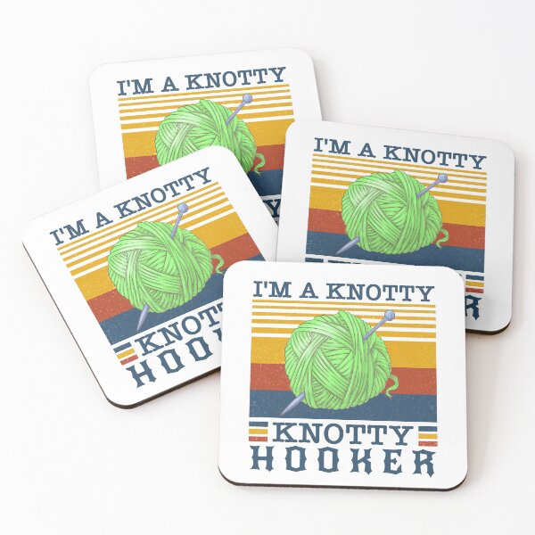 Item preview, I'm A Knotty Knotty Hooker Crochet and Knitting Vintage designed and sold by johnking2808.