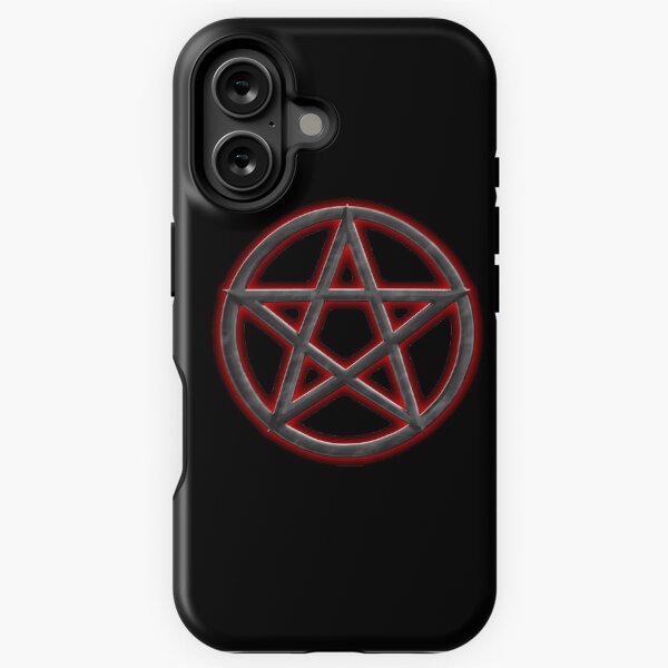 Vista previa del artículo con la obra «Pentagrama rojo», diseñado y vendido por AlchemistArtist.