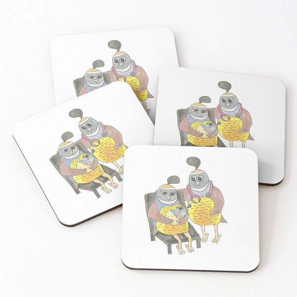 Item preview, Pediatrician / Pediatrics Watercolor Quails designed and sold by DermDocDesigns.