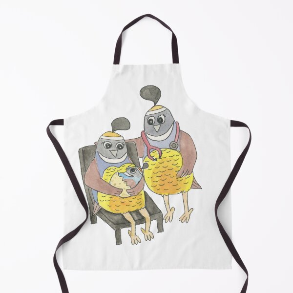 Item preview, Pediatrician / Pediatrics Watercolor Quails designed and sold by DermDocDesigns.