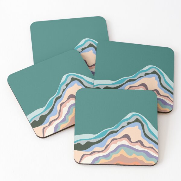 Item preview, minimal mountain pattern designed and sold by NuAgeStudio.