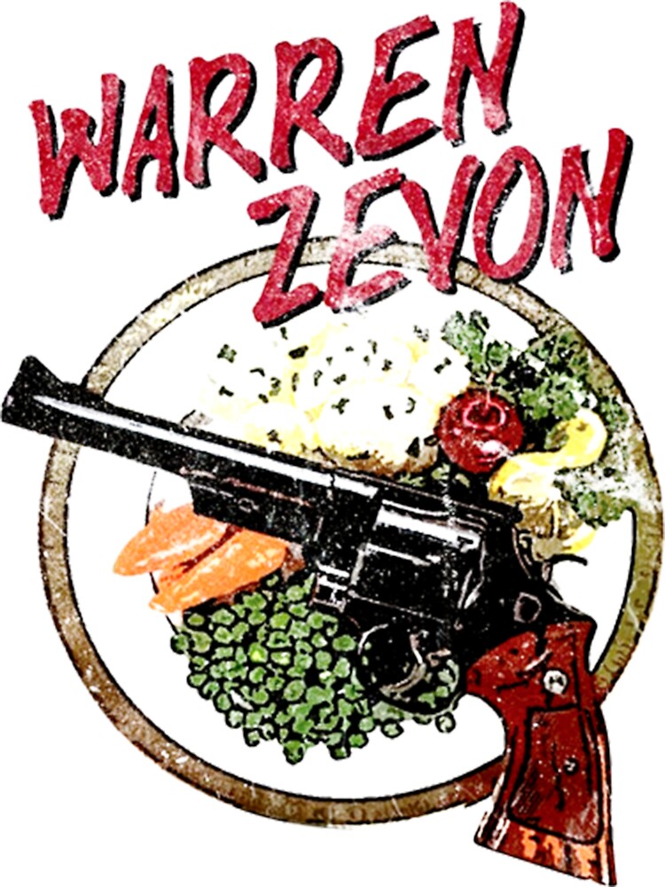 "Warren Zevon Lawyers Guns And Money Excitable Boy TShirtWarren Zevon