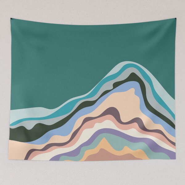 Item preview, minimal mountain pattern designed and sold by NuAgeStudio.