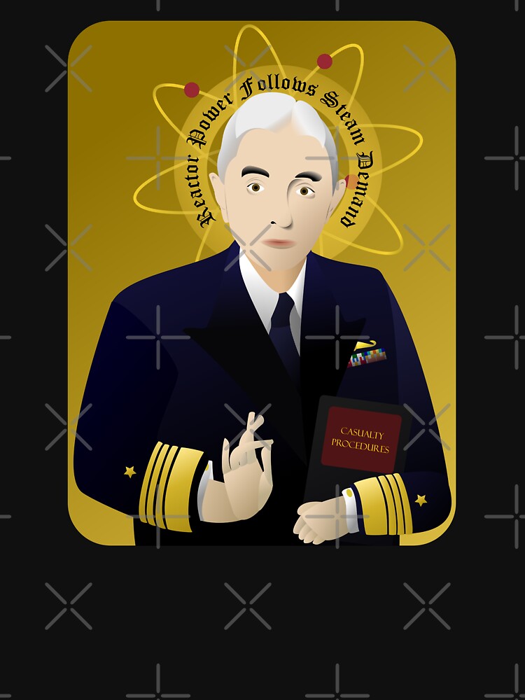 Thumbnail 7 von 7, Classic T-Shirt, Hyman G. Rickover Ikone designt und verkauft von Fizzysist.