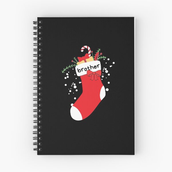 Item preview, Christmas Stocking With Brother Label designed and sold by leBoosh-Designs.