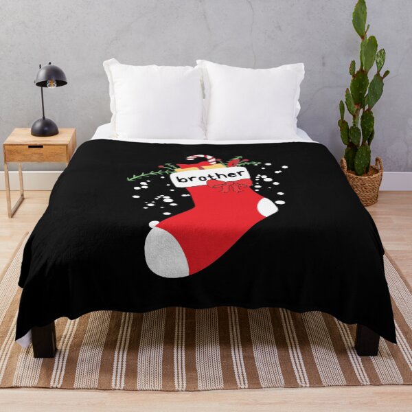 Item preview, Christmas Stocking With Brother Label designed and sold by leBoosh-Designs.