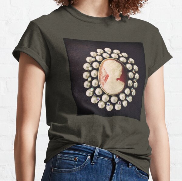 Classic Vintage Cameo - Art Photo - Jewelry Inspired Gift Classic T-Shirt