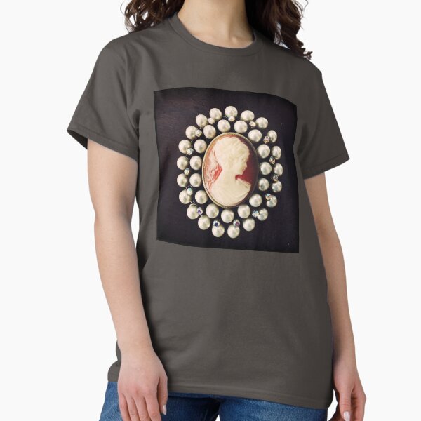 Classic Vintage Cameo - Art Photo - Jewelry Inspired Gift Classic T-Shirt
