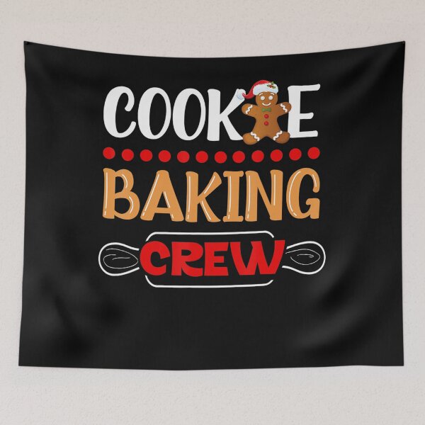 Item preview, Cookie Baking Crew Gingerbread Santa Xmas designed and sold by SusanneVogler.