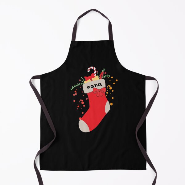 Item preview, Christmas Stocking With Nana Label designed and sold by leBoosh-Designs.
