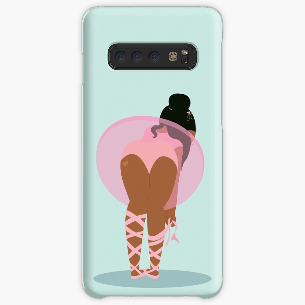 Perfectionist In Pink {Seafoam BG} Case & Skin for Samsung Galaxy