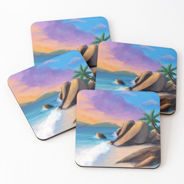 Item preview, Beachy scene designed and sold by AsayasArtworks.
