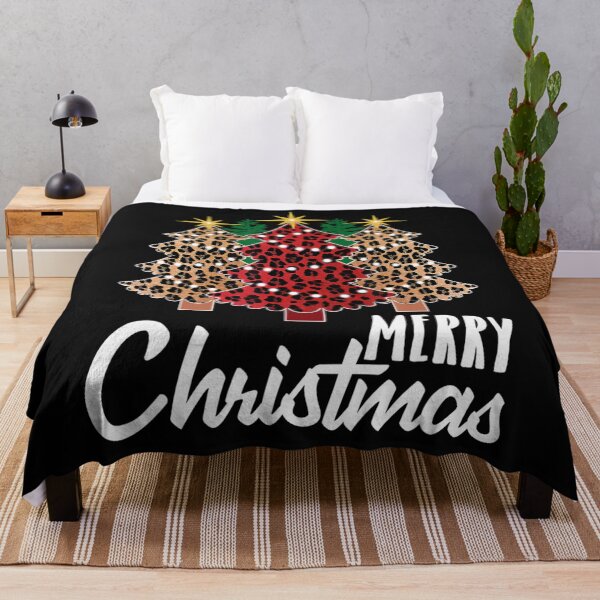 Item preview, Cute Merry Christmas Leopard Print Tree Gift designed and sold by SusanneVogler.
