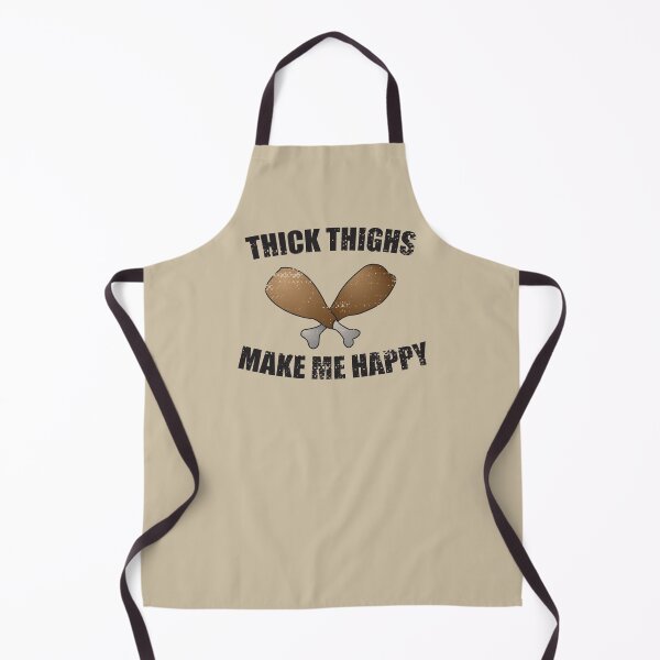 Item preview, Thick Thighs Make Me Happy Funny Thanksgiving designed and sold by RoguePixel.
