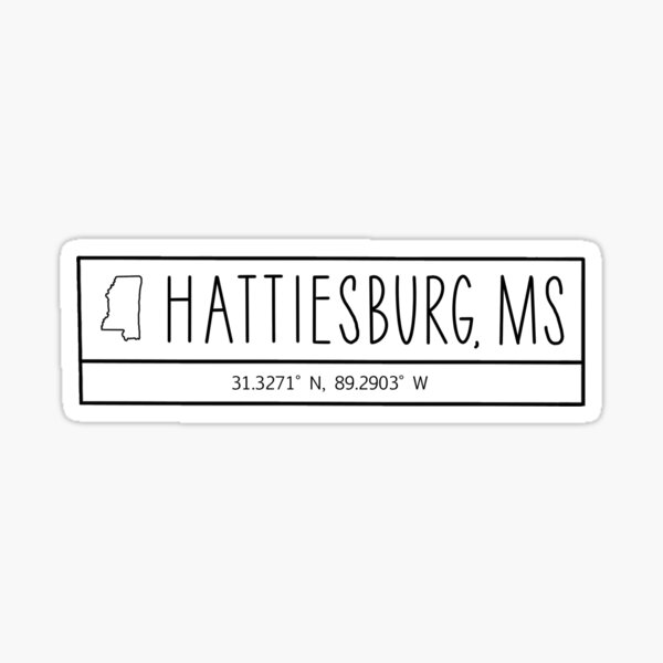  Brookhaven Mississippi Souvenir Vinyl Decal Sticker