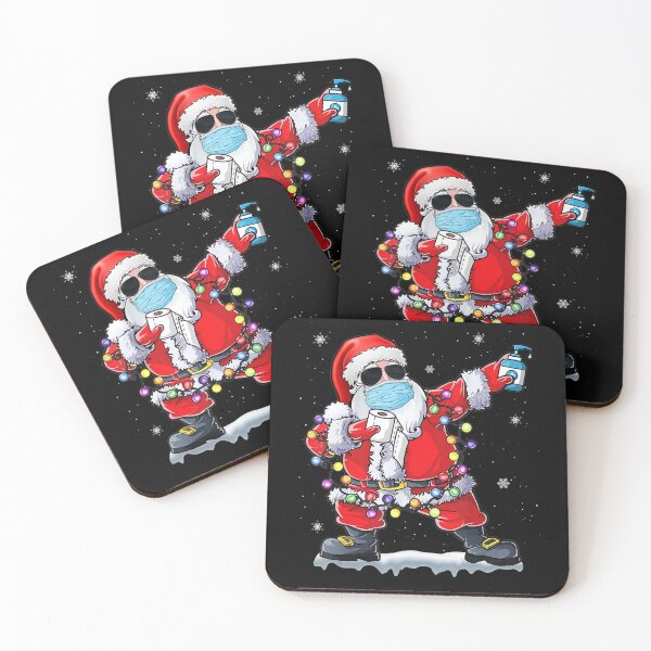 Item preview, Dabbing Santa Christmas Wear Mask Tree Lights designed and sold by SusanneVogler.