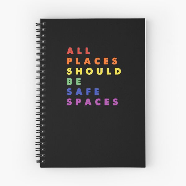 Item preview, All Places Should Be Safe Spaces - Gay Pride designed and sold by MoopCatSwag.