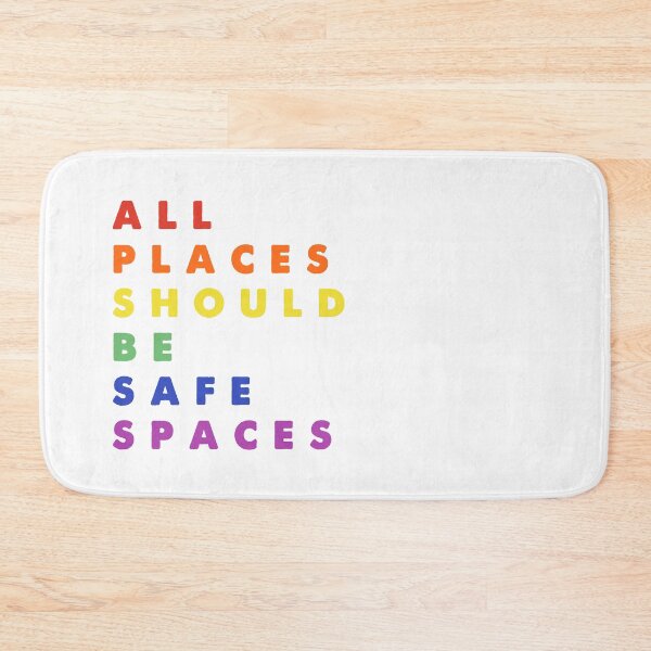 Item preview, All Places Should Be Safe Spaces - Gay Pride designed and sold by MoopCatSwag.