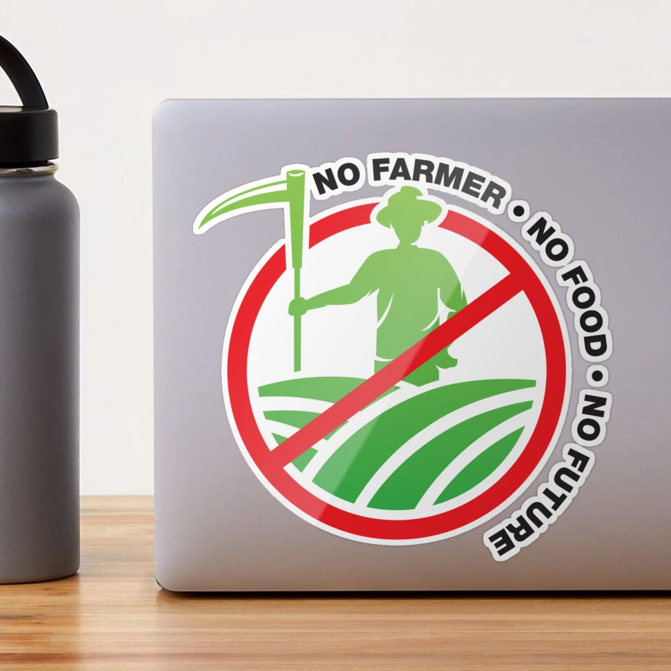Buy No Farmers No Food Decal Online In India - Etsy India