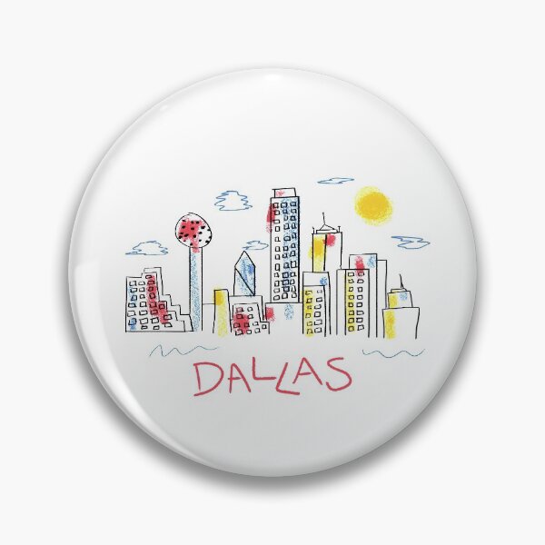 Item preview, Retro Dallas Skyline designed and sold by AbiTheDesigner.
