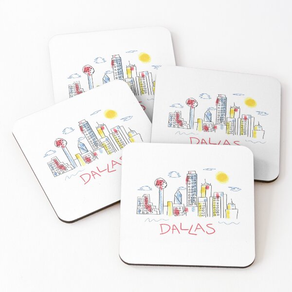 Item preview, Retro Dallas Skyline designed and sold by AbiTheDesigner.