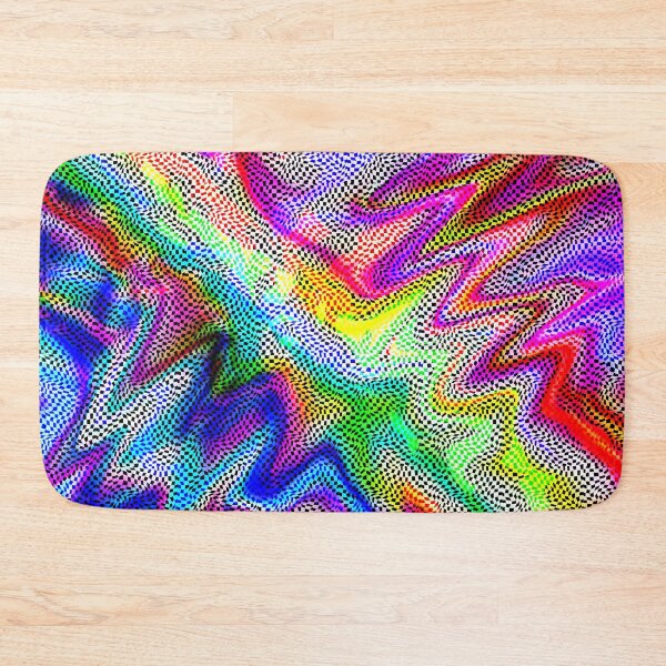 Item preview, Psychedelic Rainbow Checkboard designed and sold by UtopiaVision.