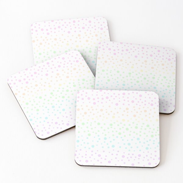 Item preview, Pastel Rainbow Polka Dots (Very Light) designed and sold by Whoopsidoodle.