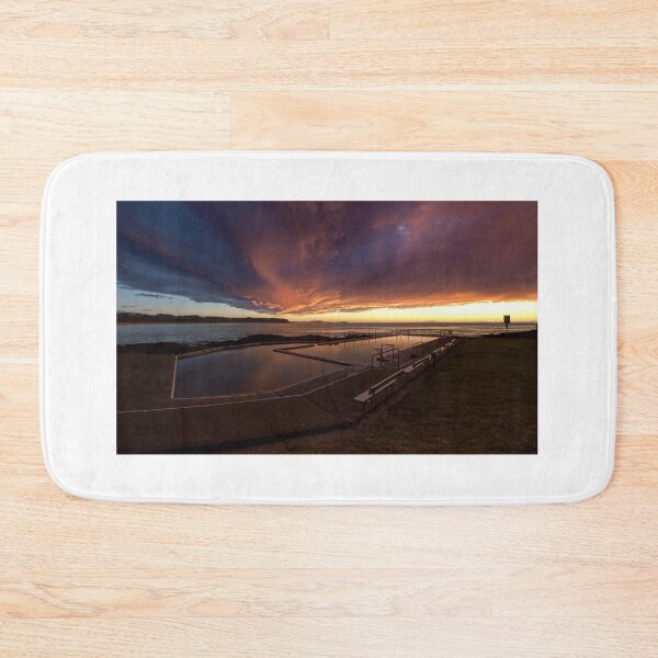 Item preview, First Light at Diamond Beach Rock Pool designed and sold by Luxurypete.