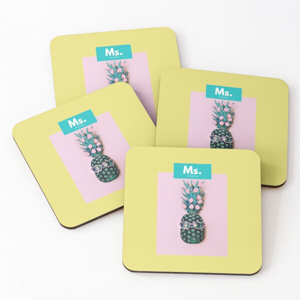 Item preview, Ms. Pineapple (Yellow background)  designed and sold by my-wanderlustjo.