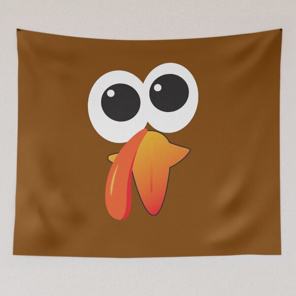 Item preview, Silly Turkey Face Funny Thanksgiving Humor designed and sold by RoguePixel.