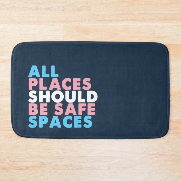 Item preview, All Places Should Be Safe Spaces - Trans Pride designed and sold by MoopCatSwag.
