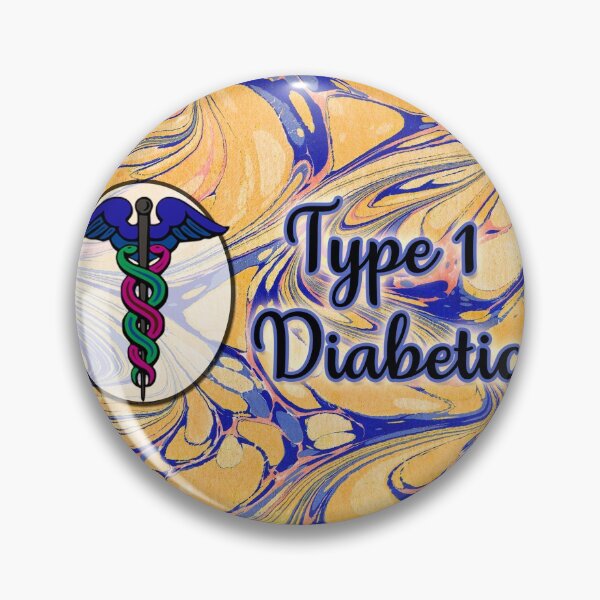 Item preview, Marbled Paper Type 1 Diabetes designed and sold by cShoresal.