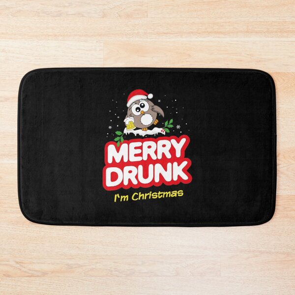 Item preview, Celebrating Christmas Drunk Beer Funny Sayings designed and sold by teeseeds.