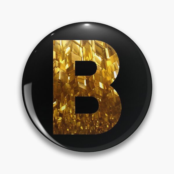 Item preview, Gold Letter B designed and sold by LiveAndGlow.