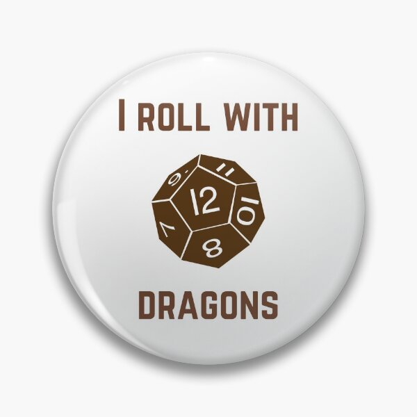 Item preview, I roll with Dragons - Dungeons and Dragons designed and sold by MerchActually.