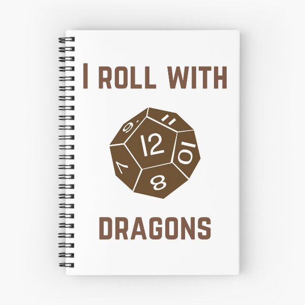 Item preview, I roll with Dragons - Dungeons and Dragons designed and sold by MerchActually.