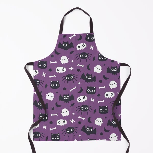 Item preview, Cute Cat Spider Bat and Ghost Pattern designed and sold by rustydoodle.