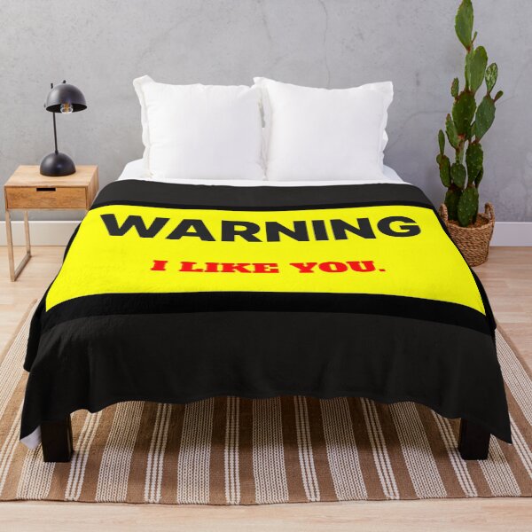 Item preview, Warning I Like You designed and sold by QuotesDogma.