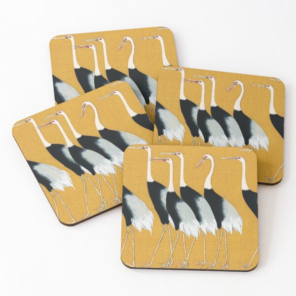 Item preview, Red Crown Crane Vintage Japanese Illustration designed and sold by DeeElle.