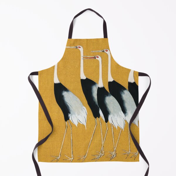 Item preview, Red Crown Crane Vintage Japanese Illustration designed and sold by DeeElle.