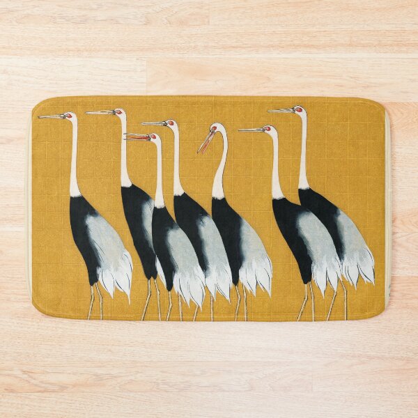 Item preview, Red Crown Crane Vintage Japanese Illustration designed and sold by DeeElle.