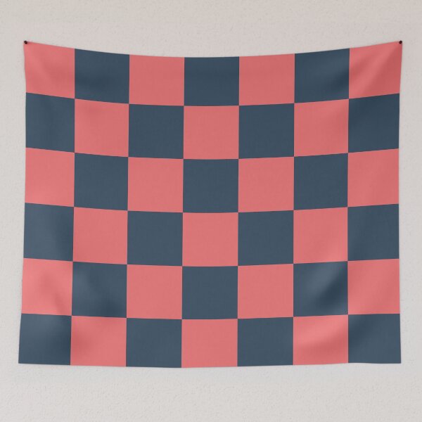 Item preview, Red and is that Black or blue? - Checkered Pattern designed and sold by Masayakana.