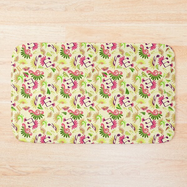 Item preview, floral musical symbols and notations designed and sold by Maitri-Sanghvi1.