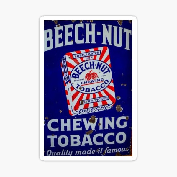 Item preview, Beech Nut Chewing Tobacco Porcelain Sign designed and sold by DeepEastTexas.