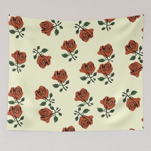 Item preview, Red Rose With Leaves  designed and sold by ArtbyCharmante.
