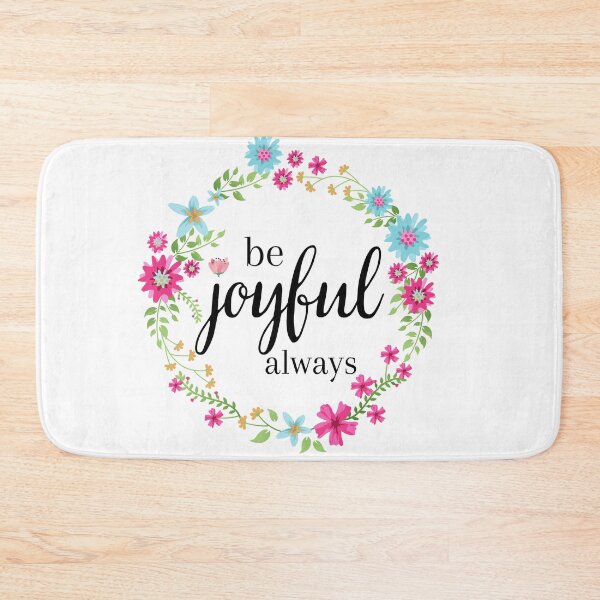 Item preview, be joyful always shirt, joyful mask, be joyful always pillows designed and sold by prteacool.