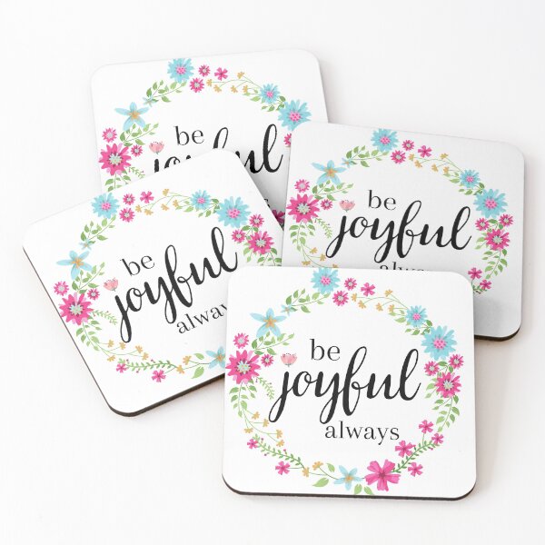 Item preview, be joyful always shirt, joyful mask, be joyful always pillows designed and sold by prteacool.