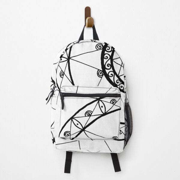 Item preview, Zen Star Mandala - White Black Large designed and sold by GrandTartaria.