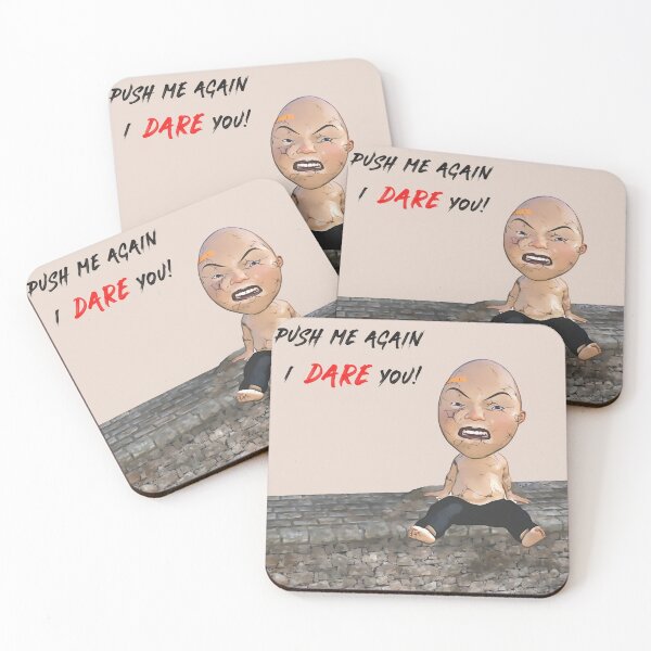 Item preview, Funny Egghead Humpty Dumpty Push Me Again I Dare You designed and sold by StormyMuse.