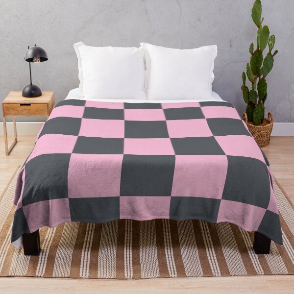 Item preview, Rosewater and Black - Checkered Pattern designed and sold by Masayakana.
